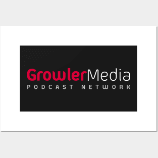 Growler Media Logo Text Posters and Art